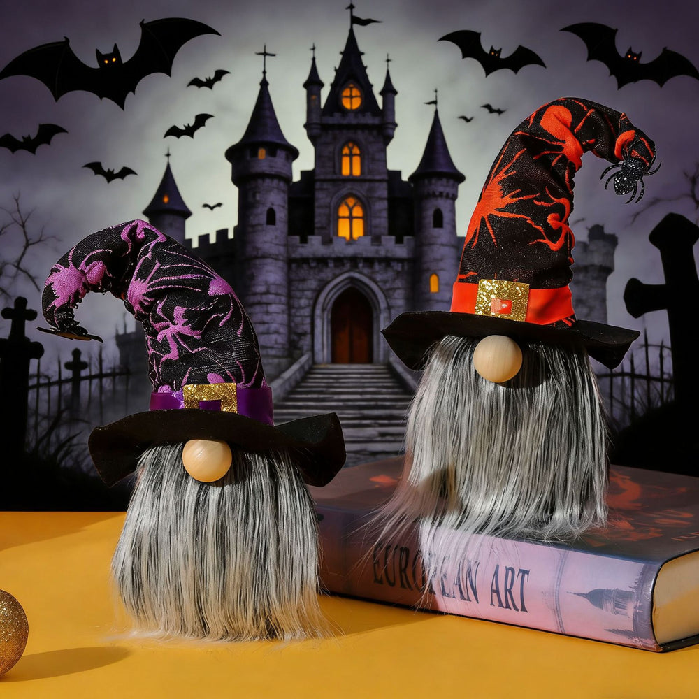 Muñeco Decorativo de Halloween, Araña y Murciélago