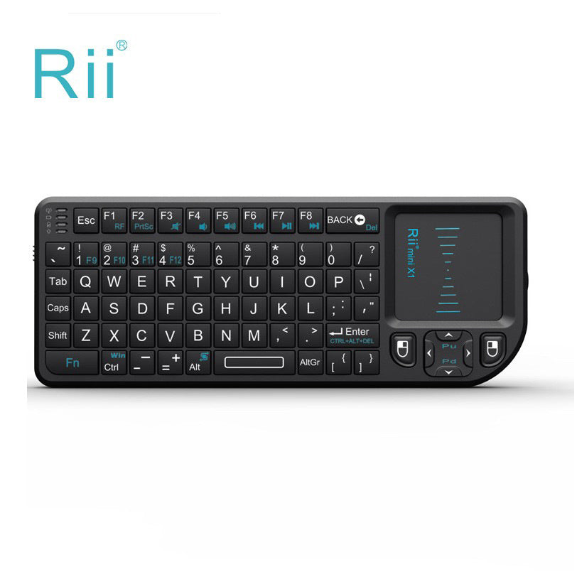 Mini Teclado Inalámbrico Rii X1 con Touchpad