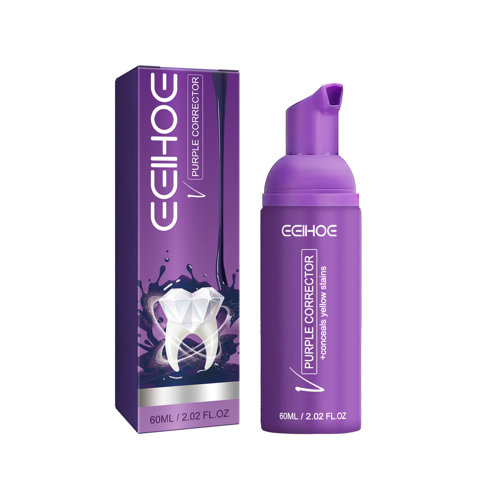 Espuma Dental Corrector Violeta, Limpieza Profunda