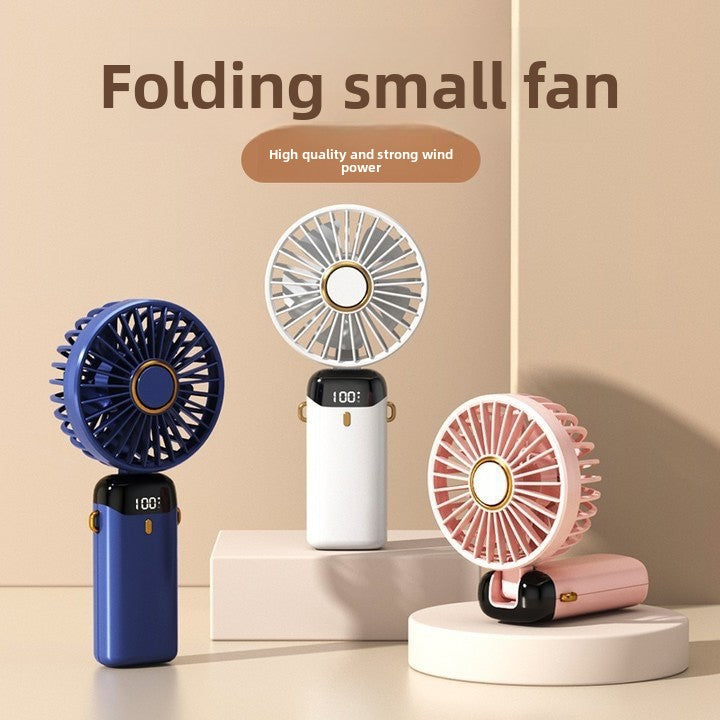 Mini Ventilador USB Portátil con Soporte para Móvil