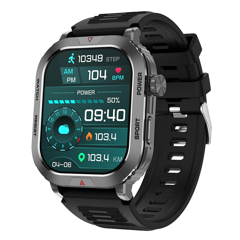 Reloj Inteligente ZW66 con Llamadas Bluetooth, Notificaciones, Monitor de Ritmo Cardíaco y Contador de Pasos