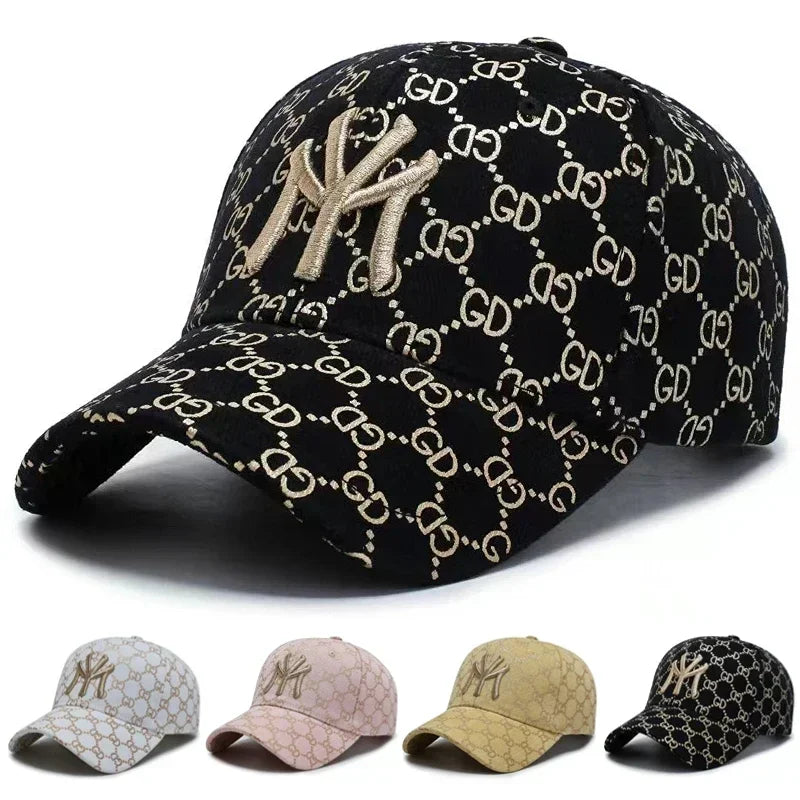 Gorra de Béisbol Bordada de Algodón, Ajustable, para Golf y Pesca, Unisex