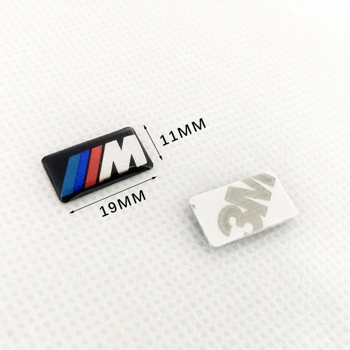 Pegatina Decorativa para Volante, Compatible con BMW Serie 3, 5, 7, X1, X3, X5, X6