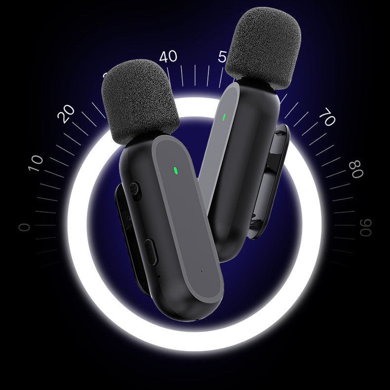 Micrófono de Solapa K61 con Cámara de Carga, para Vídeo, TikTok y Streaming en Directo
