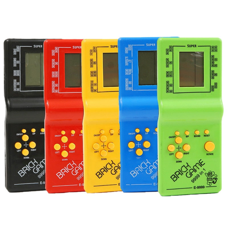 Consola Retro Clásica de Tetris para Niños, con Música