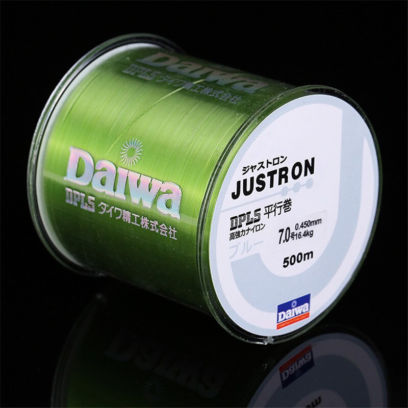 Hilo de Pesca de Fluorocarbono 500m, Súper Resistente