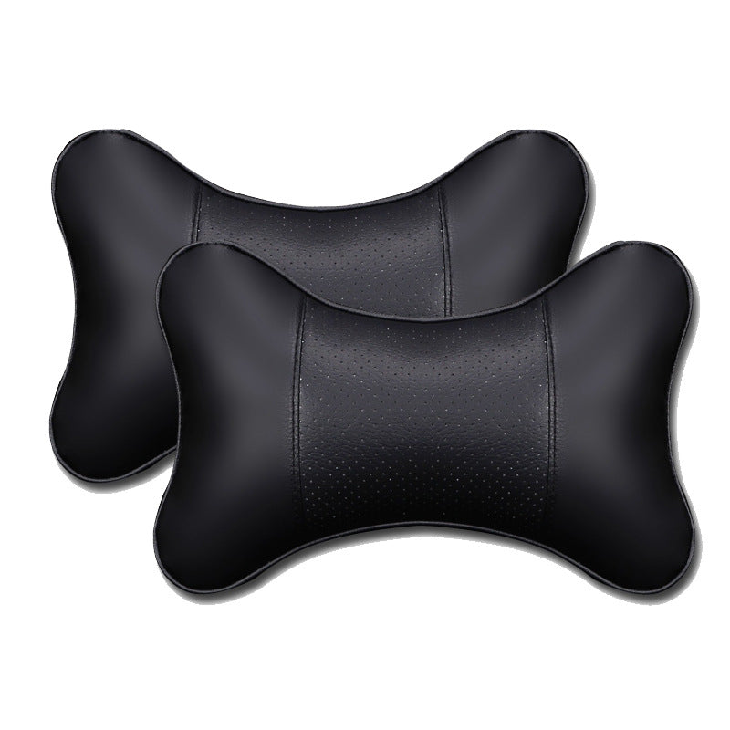 Funda de Reposacabezas de Coche en Piel Perforada, Transpirable para Verano