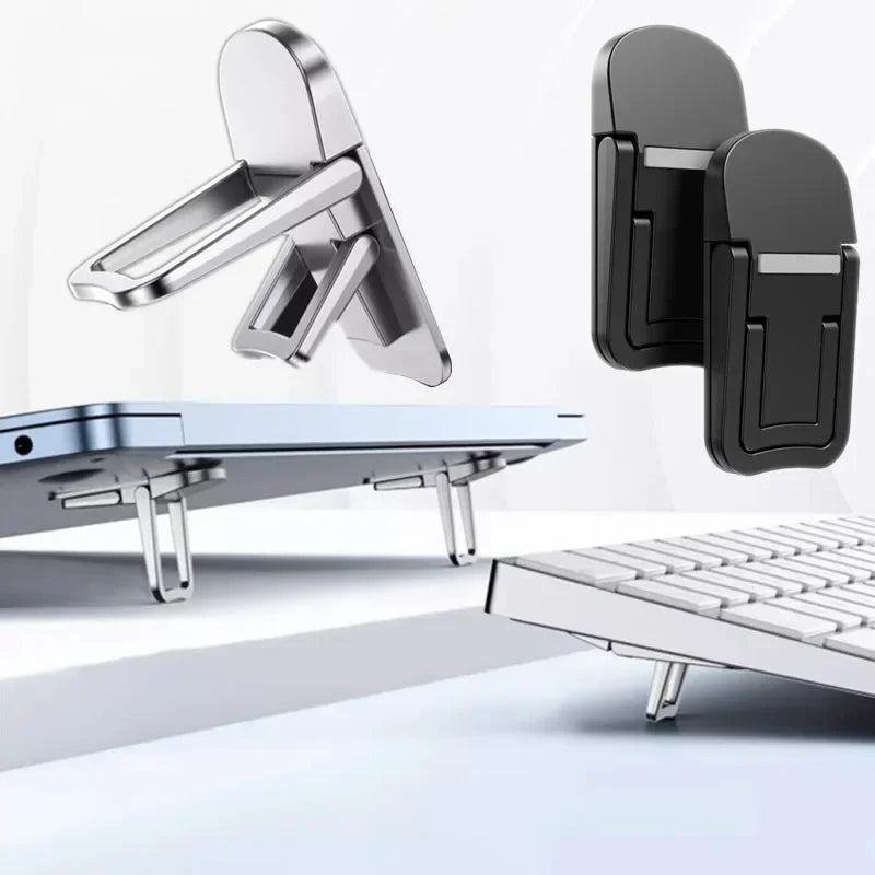 Soporte Plegable Ajustable para Portátil, Ultrafino y Portátil, Compatible con MacBook