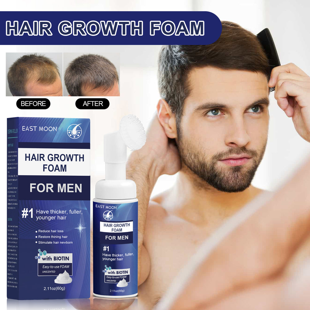 Espuma Capilar Nutritiva para Hombre, Cuidado de la Raíz