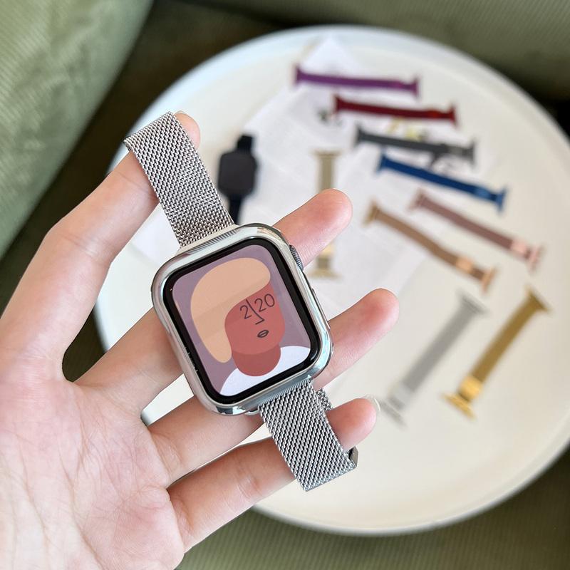 Correa Milanesa Magnética para Apple Watch, Todas las Tallas