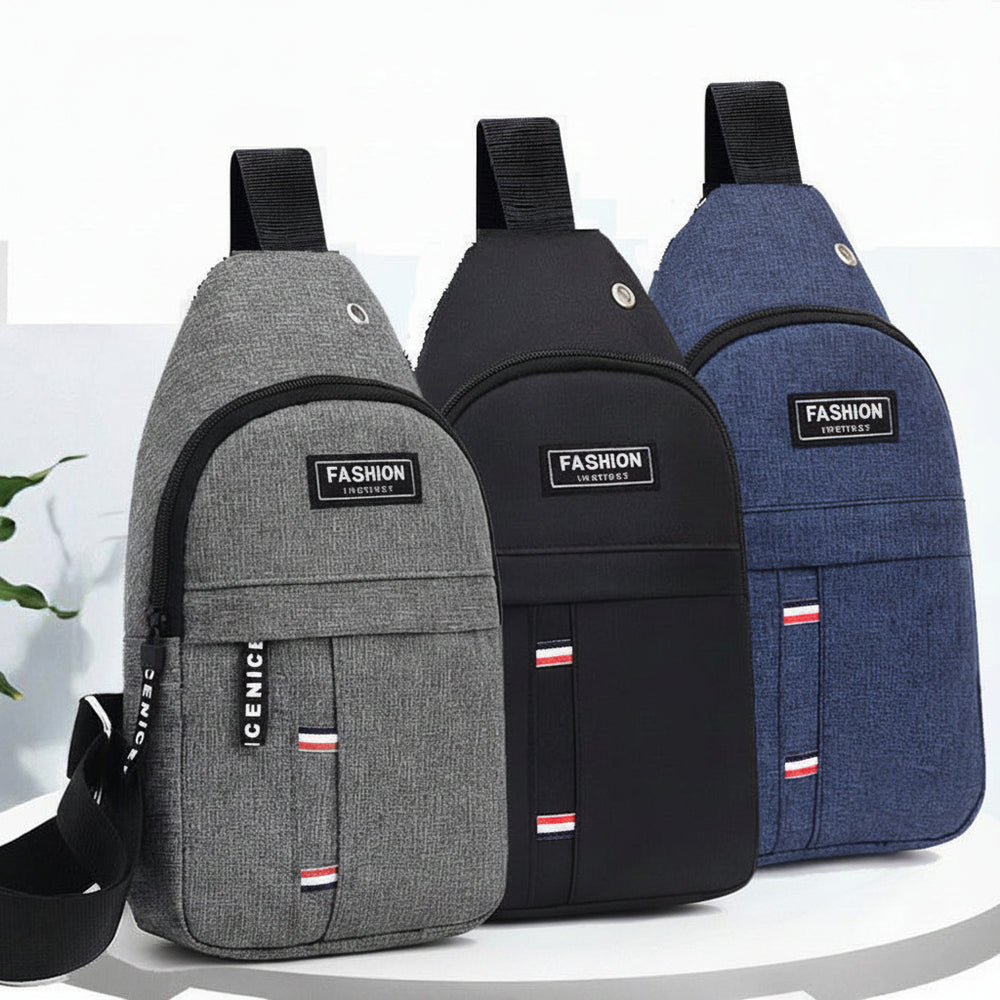 Mochila Bandolera Impermeable para Hombre - Estilo Urbano y Casual