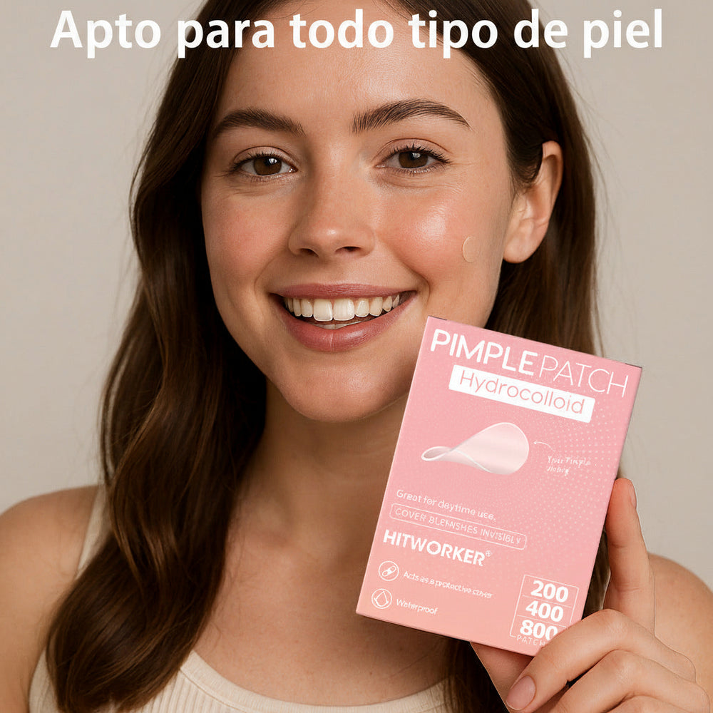 Parches Transparentes para el Acné, Hidrocoloide, Suaves y No Irritantes