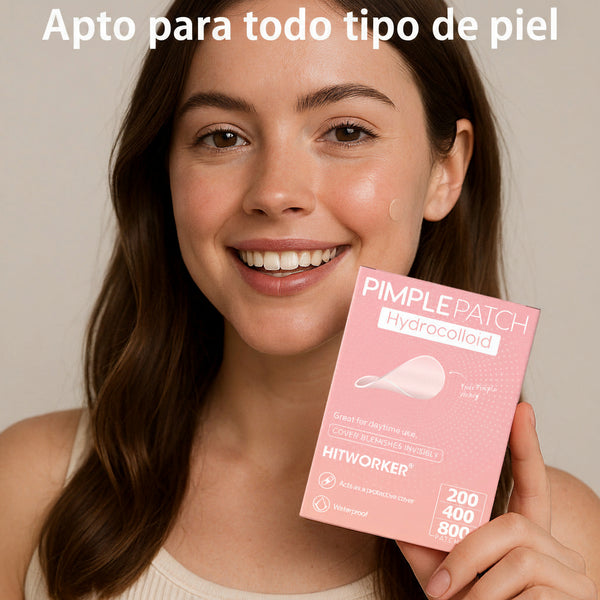 Parches Transparentes para el Acné, Hidrocoloide, Suaves y No Irritantes