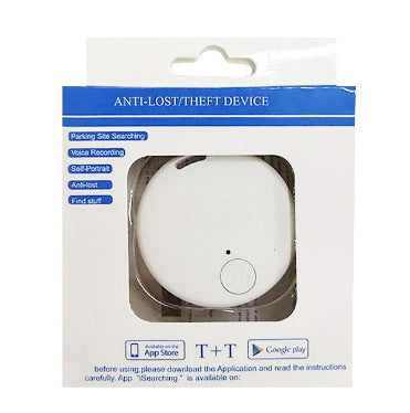 Localizador Bluetooth Antipérdida para Llaves, Móvil y Mascotas, Redondo