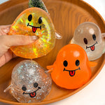 Juguete Squishy de Fantasma, Halloween, Antiestrés