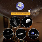 Luz Nocturna de Proyección USB, Ambiente Decorativo para Dormitorio