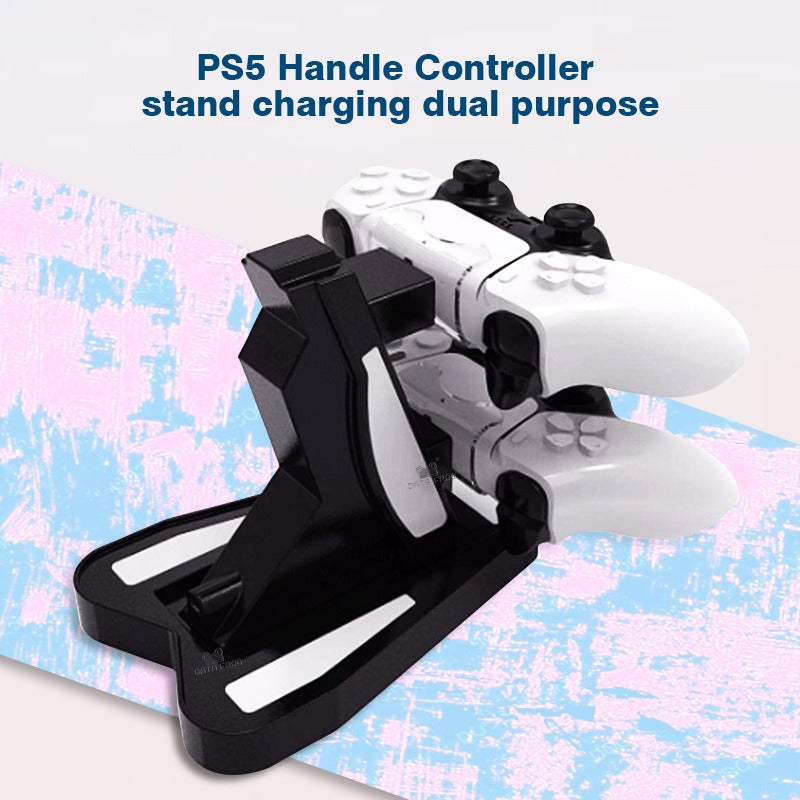 Base Cargadora Compatible con Mando PS5, Cargador para Mando de Videojuegos