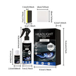Kit Profesional de Restauración de Faros, Elimina Amarilleo y Oxidación, con Protección UV