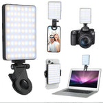 Luz LED de Relleno con Pinza para Videollamadas, Streaming y Fotografía