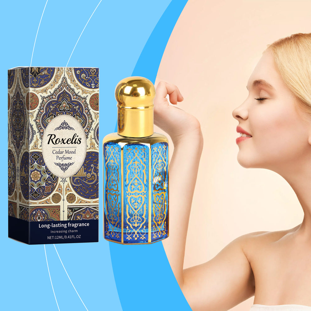 Perfume Roxelis Árabe de Cedro, Fragancia Suave y Duradera