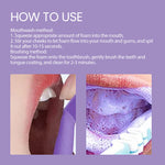 Espuma Dental Corrector Violeta, Limpieza Profunda