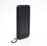 Power Bank Solar 10000mAh, Ultra Fino, con Brújula y Linterna