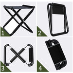 Taburete Plegable Resistente, para Pesca y Camping