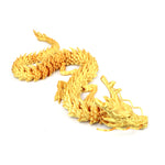 Figura Decorativa de Dragón Chino, Impresión 3D Articulada