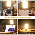Luz de Relleno LED Magnética para Videollamadas, Fotografía y Streaming, Modelo XJ77
