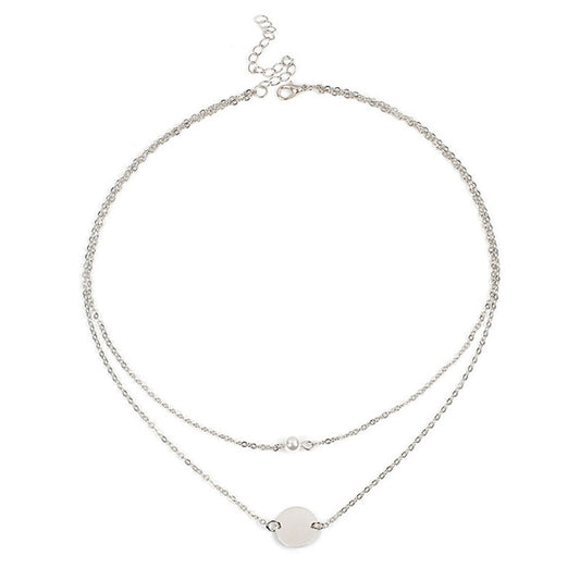 Collar de Perlas Redondas para Niña
