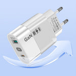 Cargador GaN 65W, Carga Rápida USB-C