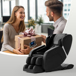 Sillón de Masaje de Cuerpo Completo con Gravedad Cero, Calor Lumbar y Bluetooth