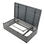 Set de Muebles de Exterior de Ratán Sintético, 5 Piezas, con Mesa de Centro