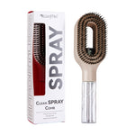 Peine Multifuncional con Spray de Niebla, Mango Hueco con Bote Pulverizador