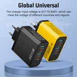 Cargador de Móvil 4 en 1, 2 USB + 2 PD, Carga Rápida