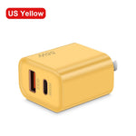 Cargador Ultra Rápido 55W, USB + PD