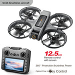 Dron de Carreras FPV S156 con Pantalla, Motor Brushless y Cámara HD