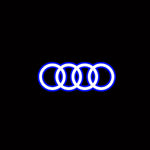 Luz de Bienvenida LED con Proyección de Logo en el Suelo, Compatible con Audi A1 A3 A5 A7 Q3 Q5 Q7 Q8 A4L A6L