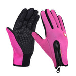 Guantes Impermeables Cortavientos para Ciclismo y Pesca, Dedo Completo, Unisex