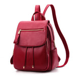 Mochila de Viaje de Piel Sintética Suave