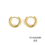 Pendientes de Aro de Acero Inoxidable, Set de 3 Pares
