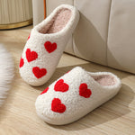 Zapatillas de Casa de Franela con Diseño de Sonrisa, Invierno