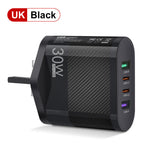 Cargador de Móvil 2 USB + Type-C, 30W
