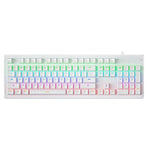 Teclado Mecánico K880 Hot-Swap, Eje Verde, para Gaming y Oficina, con Cable