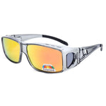 Gafas de Sol Polarizadas para Conducir y Pescar, con Cubierta Abatible para Gafas Graduadas