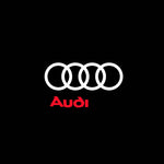 Luz de Bienvenida LED con Proyección de Logo en el Suelo, Compatible con Audi A1 A3 A5 A7 Q3 Q5 Q7 Q8 A4L A6L