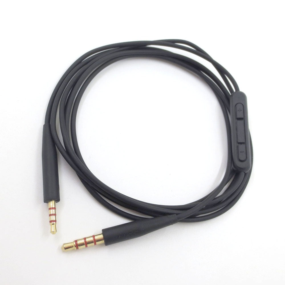 Cable de Repuesto con Micrófono y Control de Mando, Compatible con Auriculares BOSE QC25, QC35 y OE2