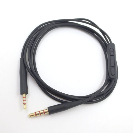 Cable de Repuesto con Micrófono y Control de Mando, Compatible con Auriculares BOSE QC25, QC35 y OE2