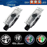 Luz de Bienvenida LED con Proyección de Logo, Compatible con Alfa Romeo Giulia y Stelvio