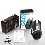 Ratón Inalámbrico Gaming RGB, Doble Modo 2.4G y Bluetooth